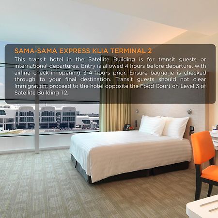 Sama-Sama Express Klia Terminal 2 - Airside Transit Hotel Sepang Exteriör bild